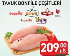 TAVUK BONFİLE ÇEŞİTLERİ KG
